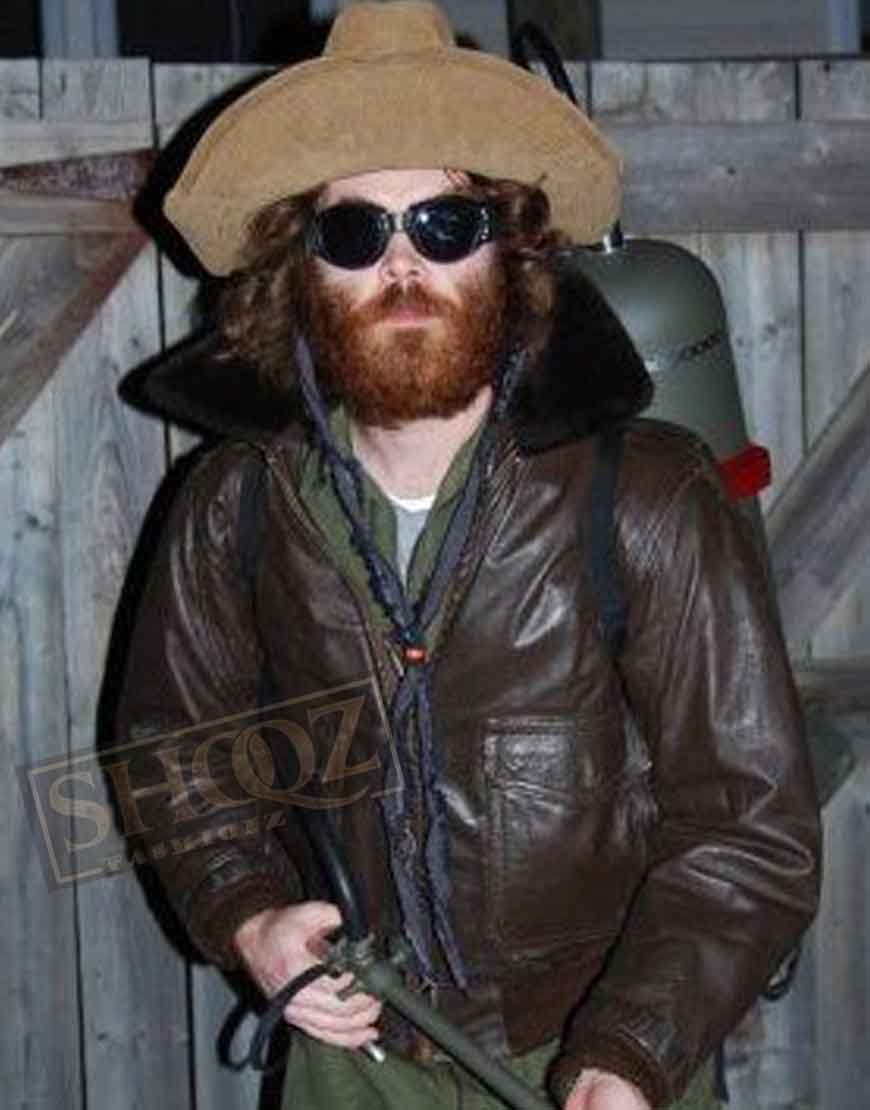 The Thing Kurt Russell Brown Leather Jacket The Thing Kurt Russell Brown Leather Jacket